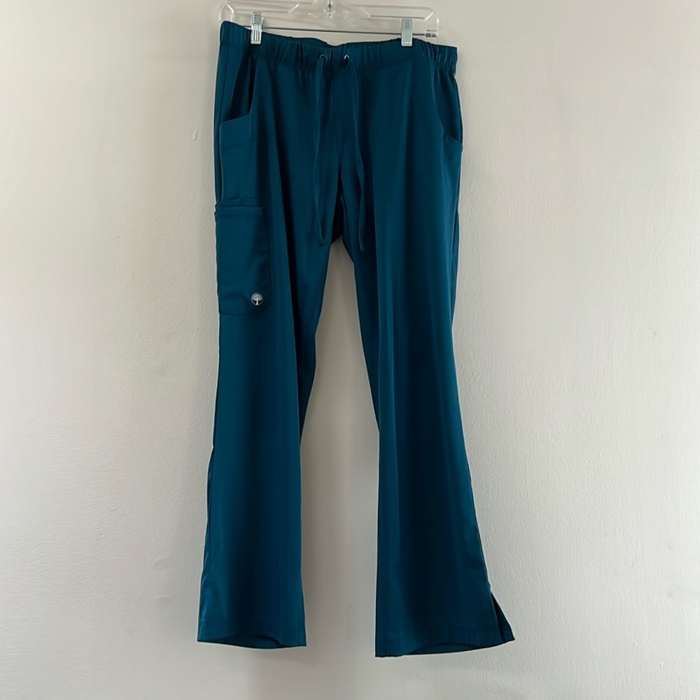 Caribbean blue Healing Hands scrubs pants